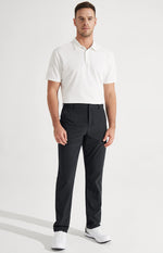 Load image into Gallery viewer, Libin Mens Golf Pants Stretch Work Dress Pants 30&quot; Quick Dry Lightweight Business Casual Pants for Men Comfy Water Resistant, Black, 32W x 30L
