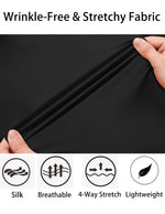 Load image into Gallery viewer, COOFANDY Men&#39;s Dress Shirts Wrinkle Free Slim Fit Dress Shirt Casual Button Down Shirt Black
