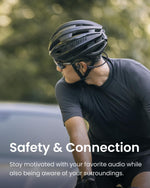 Load image into Gallery viewer, SHOKZ OpenRun Bone Conduction Headphones,Open-Ear Bluetooth Wireless Sport Headphones for Running &amp; Workout,Sweat Resistant, Long 8H Playtime,Mic,Hair Band-Standard-Black
