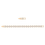Load image into Gallery viewer, Swarovski Una Angelic Tennis Bracelet, Clear circle-cut Swarovski Crystals with Matching Crystal Pavé on a Rose-Gold Tone Finish Setting, Part of the Swarovski Una Angelic Collection
