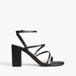 Load image into Gallery viewer, DREAM PAIRS Women's Heels Chunky Block Strappy Square Open Toe Ankle Buckle Heeled Sandals Wedding Party Dress Shoes Indie,Size 9,Black,SDHS2428W
