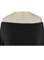 Load image into Gallery viewer, Womens Summer Black Off The Shoulder Tops Sexy Casual Short Sleeve 2025 Trendy Ladies Cute Front Twist Knot Batwing Dolman Going Out Oversized T Shirts Blouse Fashion Clothes L
