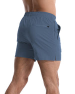 Load image into Gallery viewer, Lempue 2 Pack Workout Gym Shorts for Men 5 Inch Lightweight Running Shorts Quick Dry Sports Athletic Shorts with Pockets
