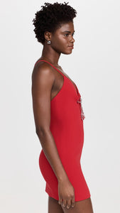 Cinq A Sept Womens Mini Adele Dress, Candy Apple, 6