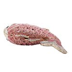 Load image into Gallery viewer, Tngan Women Mini Fish Clutch Luxury Rhinestones Purse Sparkling Banquet Handbag Wedding Party Clutch Bag, Pink
