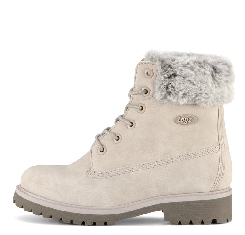 Lugz | Convoy Classic 6-inch Chukka Boots for Women | Faux Fur Lace Up Womens Fall Boots | Everyday Women Footwear, glacier/dark Glacier/Grey, 8.5 M US