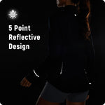Load image into Gallery viewer, baleaf Women's Athletic Jacket Sun Protection Running Lighteight Full Zip Long Sleeve Shirts UPF 50+ Pockets Black M
