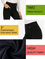 Load image into Gallery viewer, neezeelee Dress Pants for Women Comfort Stretch Slim Fit Leg Skinny High Waist Pull on Pants with Pockets for Work (White,6)
