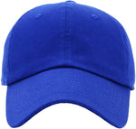 Load image into Gallery viewer, KB-LOW ROY Classic Cotton Dad Hat Adjustable Plain Cap. Polo Style Low Profile (Unstructured) (Classic) Royal Adjustable
