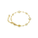 Load image into Gallery viewer, Swarovski Imber Bracelet, Clear Round-Cut Crystals in a Gold-Tone Finished Setting, Part of the Imber Collection

