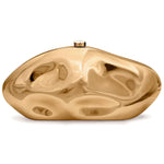 Load image into Gallery viewer, Acrylic Clutch Purse for Women Evening Bag, Irregular Shell Acrylic Purse Box Clutch with Chain for Party Wedding Prom, Champagne Gold
