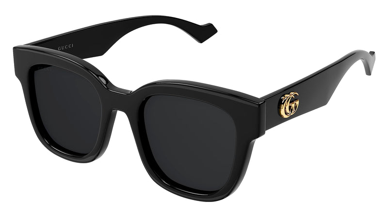 Gucci Women's Oversized Square Sunglasses, Shiny Black, One Size