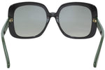 Load image into Gallery viewer, Sunglasses for Women&#39;s Gucci GG 0714 SA- 001 Black/Grey Green
