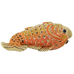 Load image into Gallery viewer, Tngan Women Mini Fish Clutch Luxury Rhinestones Purse Sparkling Banquet Handbag Wedding Party Clutch Bag, Gold Orange
