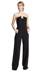 Black Halo Women's Lena Jumpsuit, Black, 12