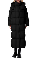 Load image into Gallery viewer, PRETTYGARDEN Women's Winter Long Puffer Coats Hooded Zip Up Casual Thickened Down Jackets Trendy Warm Clothes Outerwear (Black,Medium)
