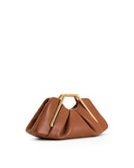Load image into Gallery viewer, JW PEI Women's Lila Metal Frame Clutch - Brown
