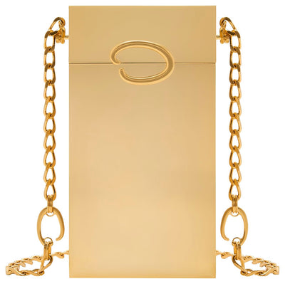 Oscar de la Renta, O Vanity Minaudière, Gold