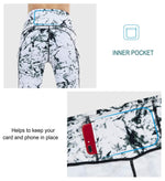 Load image into Gallery viewer, THE GYM PEOPLE Thick High Waist Yoga Pants with Pockets, Tummy Control Workout Running Yoga Leggings for Women (Medium, Marble)
