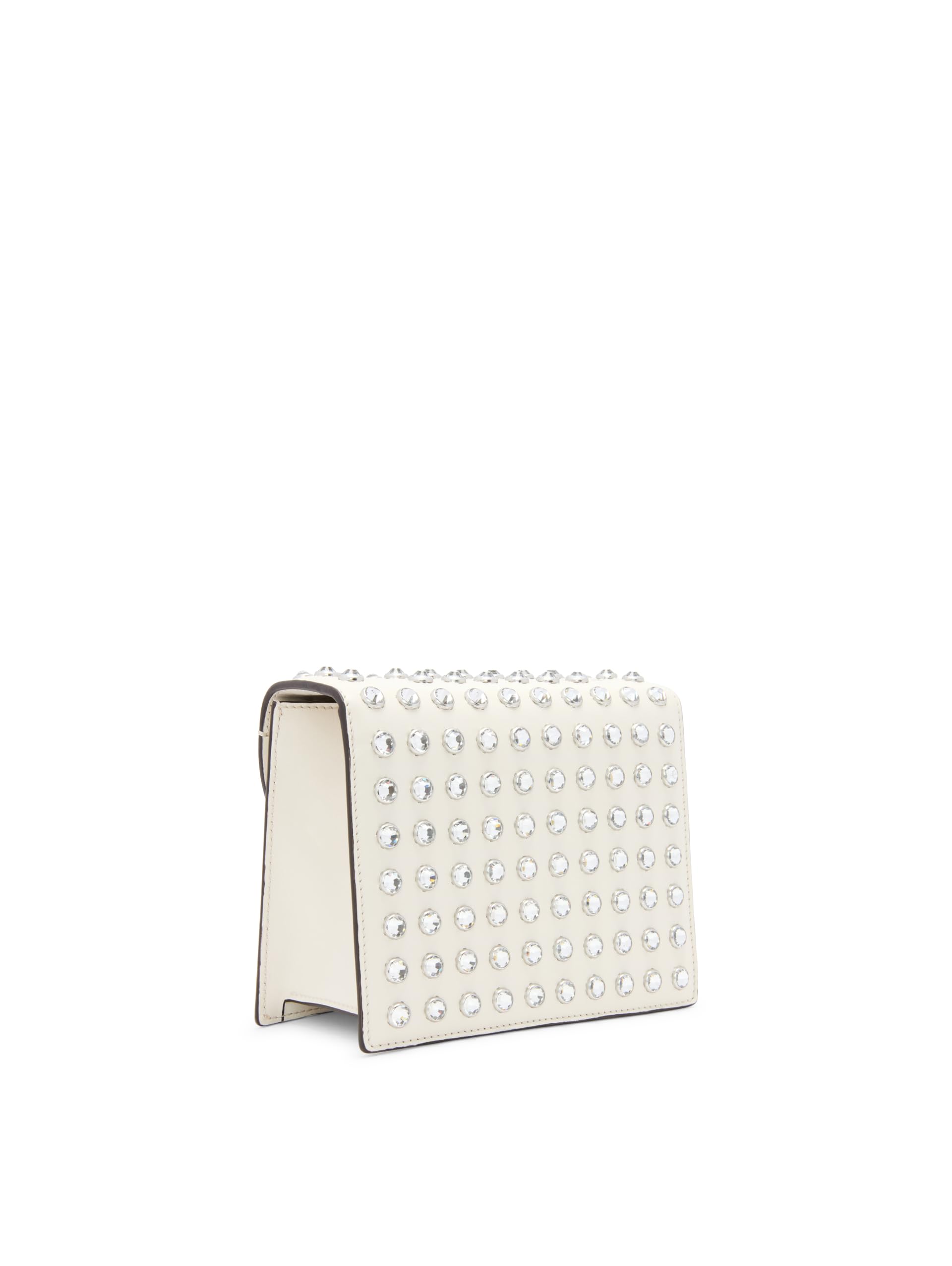 Oscar de la Renta, Crystal Stud Mini TRO Bag, Ivory