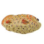 Load image into Gallery viewer, Tngan Women Mini Fish Clutch Luxury Rhinestones Purse Sparkling Banquet Handbag Wedding Party Clutch Bag, Gold Orange
