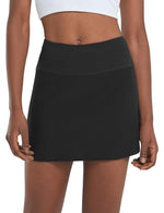 Load image into Gallery viewer, baleaf Pleated Tennis Skirt Skorts Skirts for Woman High Waisted Lightweight Athletic Golf Workout with Shorts Pockets Black Medium
