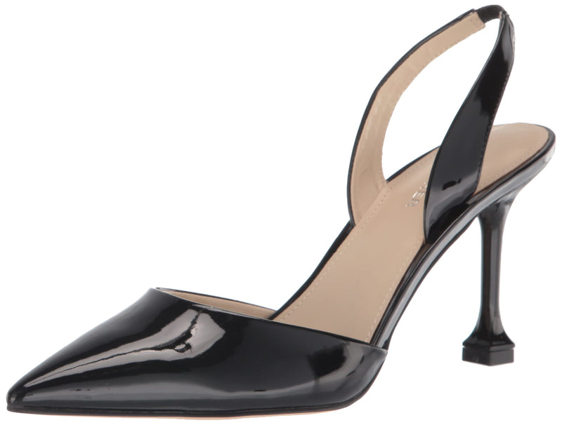 Marc Fisher Women's Hadya Pump, Black Leather, 8