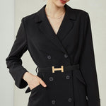 Load image into Gallery viewer, Women's Belts with Gold Buckle, Fashion Waist Band, Elegant Ladies' Belt, Gift for Women
