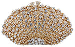 Load image into Gallery viewer, Mossmon Crystal Clutch Women Luxury Rhinestone Evening Bag (Gold)
