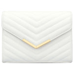 Load image into Gallery viewer, KKXIU Women Formal PU leather Evening Envelope Clutch Purses and Handbags for Party Wedding Prom Bridal (A-White)
