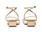 Load image into Gallery viewer, GOLD METALLIC STELLA KARLOS SANDALS by DOLCEVITA
