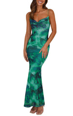 Load image into Gallery viewer, PRETTYGARDEN Adjustable Straps Sleeveless Summer Dresses for Women 2026 Floral Mesh Bodycon Sexy Dress Backless Maxi Dress (Green,Small)
