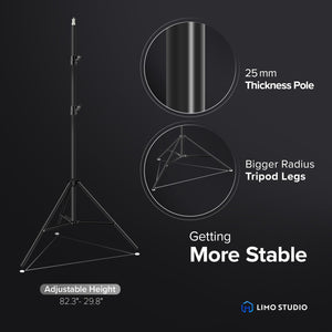 LimoStudio (LED Super Bright) 1200W Output Photo Studio Umbrella Continuous Lighting Kit, 6500K Neutral Day Light, 10800 Lumen, CRI>95, White Soft Umbrella Diffuser & Black, Silver Reflector, LMS103