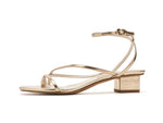 Load image into Gallery viewer, GOLD METALLIC STELLA KARLOS SANDALS by DOLCEVITA
