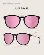 Load image into Gallery viewer, WearMe Pro Women&#39;s Round Sunglasses with Polarized UV Protection, Trendy Retro Designer Style (Beige Tortoise Frame/Brown Gradient Lens)

