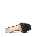 Load image into Gallery viewer, DREAM PAIRS Women&#39;s Open Toe Low Kitten Heels, Sexy Stilettos Heels Pump Sandals, Party Evening Prom Dance Dress Shoes, Size 7, Black/PU, SDHS2216W
