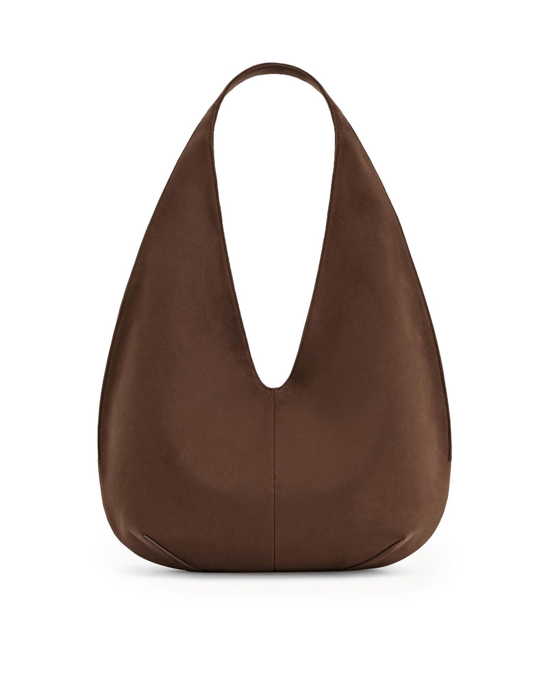 JW PEI Women's Dara Faux Suede Hobo Bag - Mocha Brown