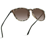 Load image into Gallery viewer, WearMe Pro Women&#39;s Round Sunglasses with Polarized UV Protection, Trendy Retro Designer Style (Beige Tortoise Frame/Brown Gradient Lens)
