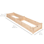 Load image into Gallery viewer, Best Choice Products 8x2ft Outdoor Wooden Raised Garden Bed Planter for Vegetables, Grass, Lawn, Yard - Natural
