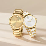 Load image into Gallery viewer, Movado Bold Evolution 2.0 Women's Watch - Swiss Quartz Movement, Stainless Steel Link Bracelet - 3 ATM Water Resistance - Luxury Fashion Timepiece for Her - 34mm
