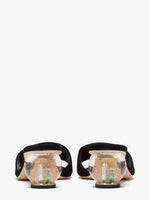 Load image into Gallery viewer, kate spade new york Women's Polished Slide Sandals Heeled, Black, 9
