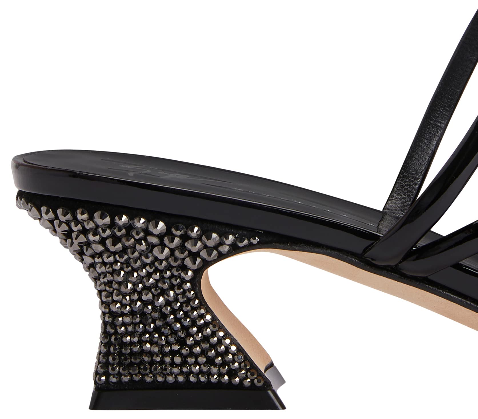 Giuseppe Zanotti, Aude Strass Sandals, 6, Black