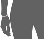 Load image into Gallery viewer, Swarovski Una Angelic Tennis Bracelet, Clear circle-cut Swarovski Crystals with Matching Crystal Pavé on a Rose-Gold Tone Finish Setting, Part of the Swarovski Una Angelic Collection
