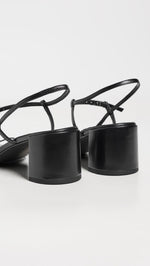 Load image into Gallery viewer, Tory Burch Women's Gigi Heel Sandals 38mm, Perfect Black, 7.5 Medium US
