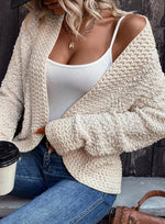 Load image into Gallery viewer, Dokotoo Womens Winter Autumn Fashion Open Front Cardigans Sweaters for Women Long Sleeve Soft Chunky Knitted Casual Cardigans Outwears Jackets Coats Winter Apricot Large

