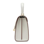 Load image into Gallery viewer, Top Handle Bag Fashion Leather Satchel Bag for Ladies, Zipper Pocket, Metal，Leather tote bag for Women.
