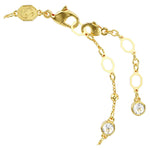 Load image into Gallery viewer, Swarovski Imber Bracelet, Clear Round-Cut Crystals in a Gold-Tone Finished Setting, Part of the Imber Collection
