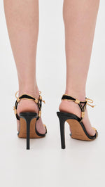 Load image into Gallery viewer, Ulla Johnson Women's Aris High Heel Sandals, Black, 11 Medium US
