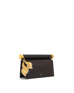 Load image into Gallery viewer, JW PEI Women's Holly Metal Pendant Embellished Clutch - Dark Brown
