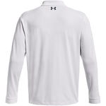 Load image into Gallery viewer, Under Armour Mens Performance Polo 3.0 Long Sleeve, (100) White / / Pitch Gray, X-Large
